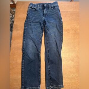 a.n.a Dark Blue Straight Leg Women's Jeans